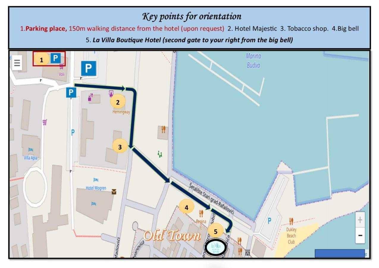 La Villa Boutique Hotel Budva Kültér fotó